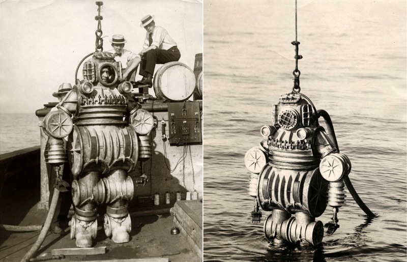 Illustration for article titled The Evolution of the Atmospheric Diving Suit